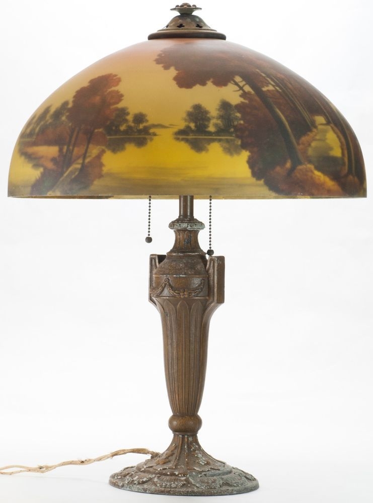 Reverse Painted Lamp - Ideas on Foter