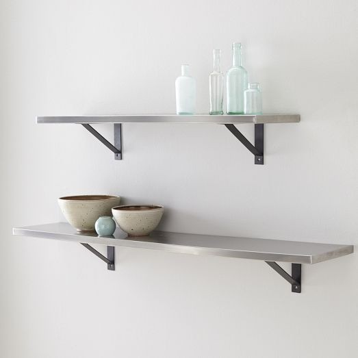 Stainless Steel Floating Shelves - Foter