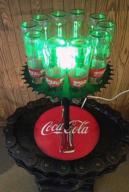 Unique coca cola bottle desk lamp light made in the