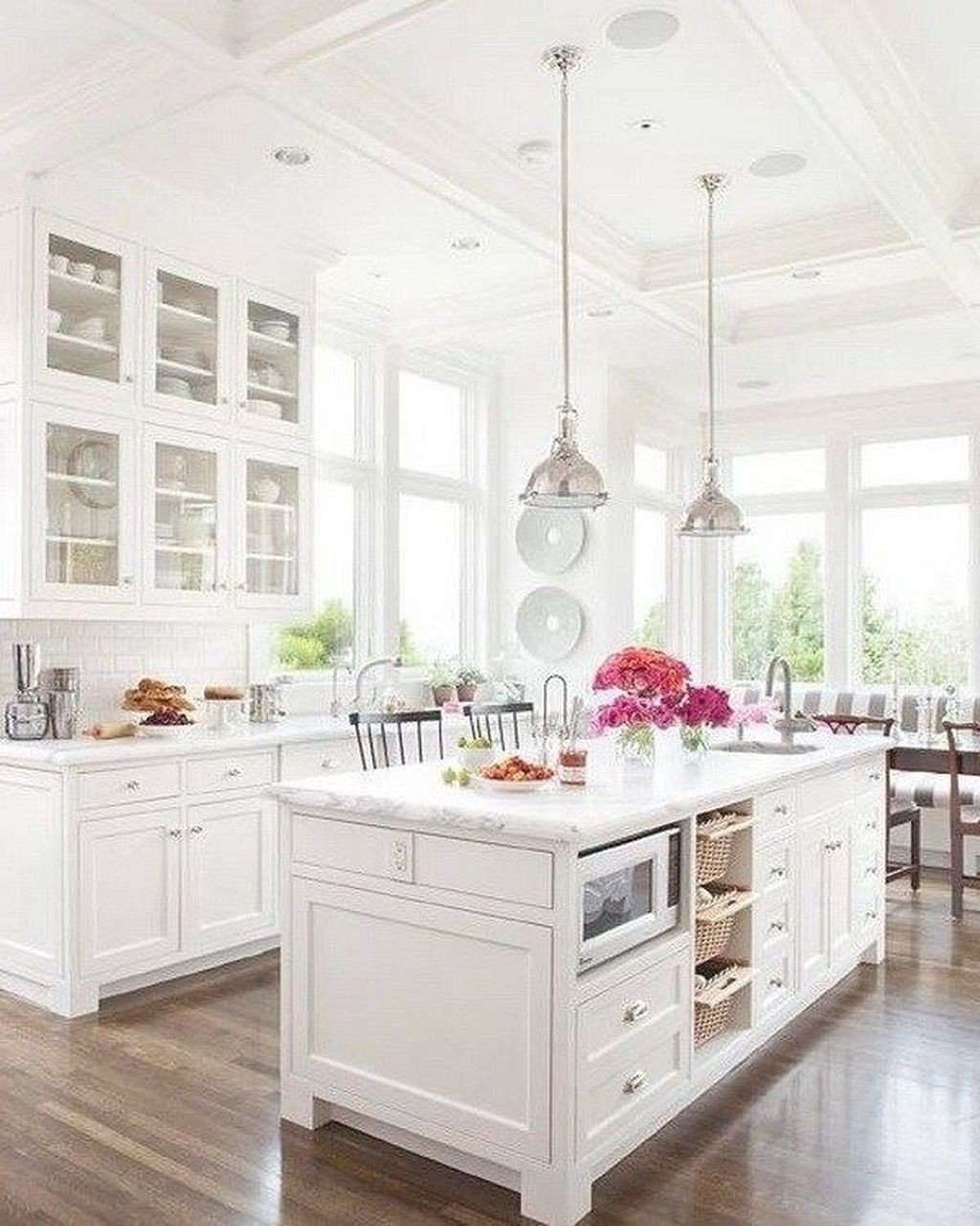 White kitchen marble countertops bhg sadly marble countertops would never