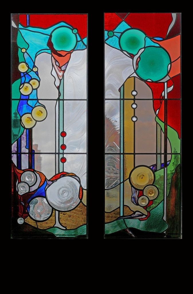 Art glass panels for windows 16