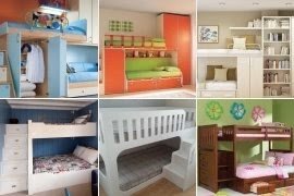 bunk beds with shelves and storage