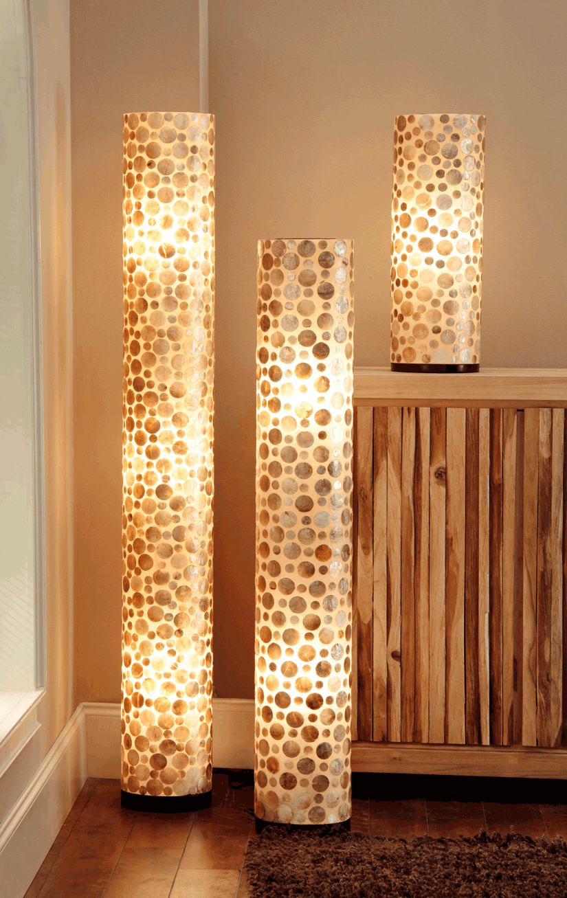 seashell floor lamp