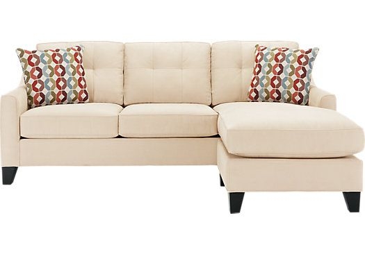 Cindy crawford home madison place vanilla 2 pc sectional