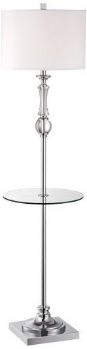 modern floor lamp with tray table