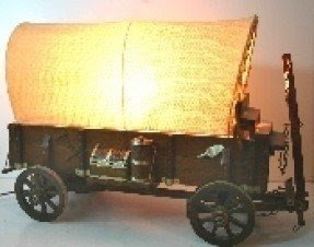 Covered wagon lamp 14