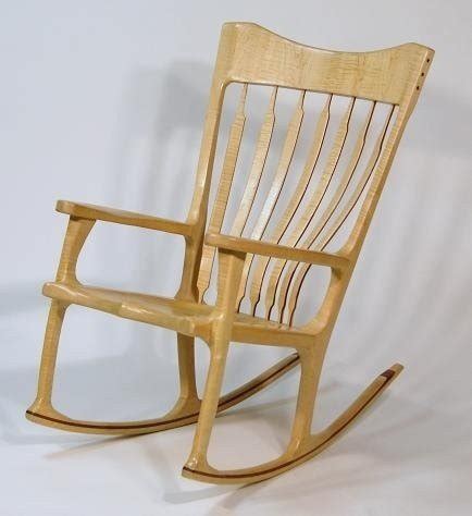 Custom made scuplted rocking chair 2