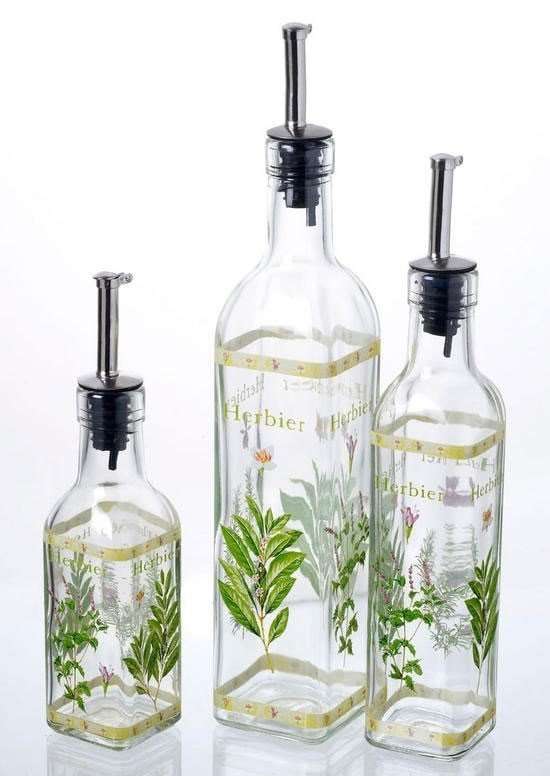Decorative oil and vinegar bottles 10
