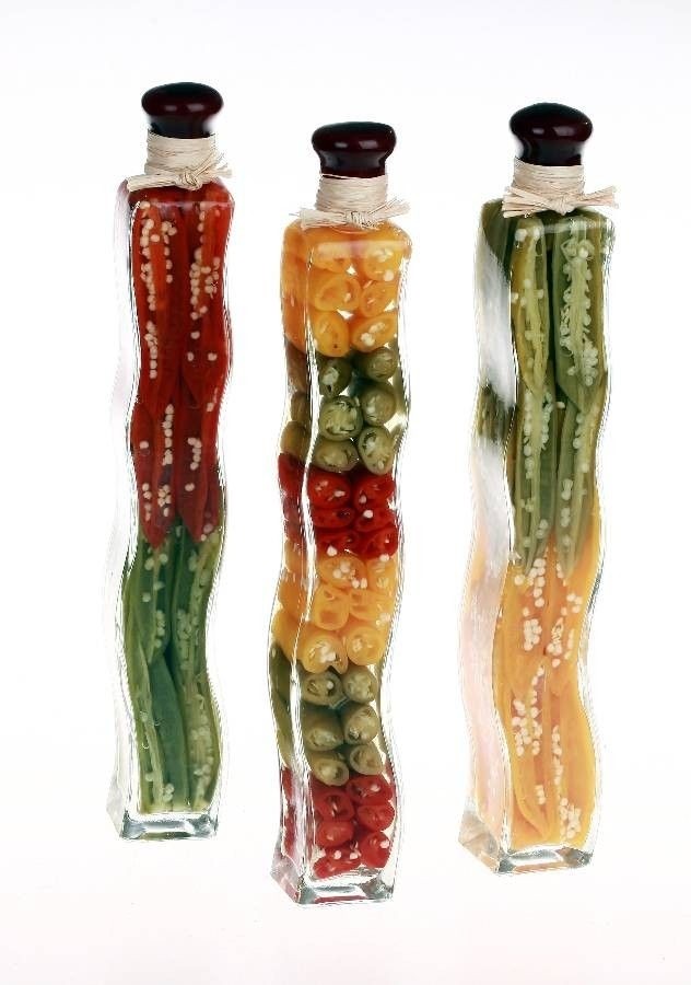 Decorative vinegar bottles
