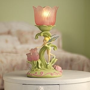 Disney Princess Tinkerbell Fairies Sculpted Lamp