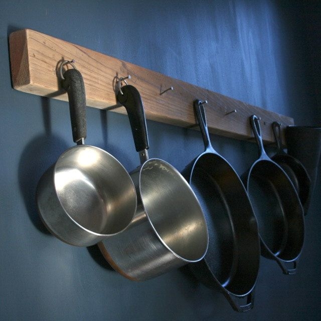 Diy aesthetic reclaimed wood pot pan