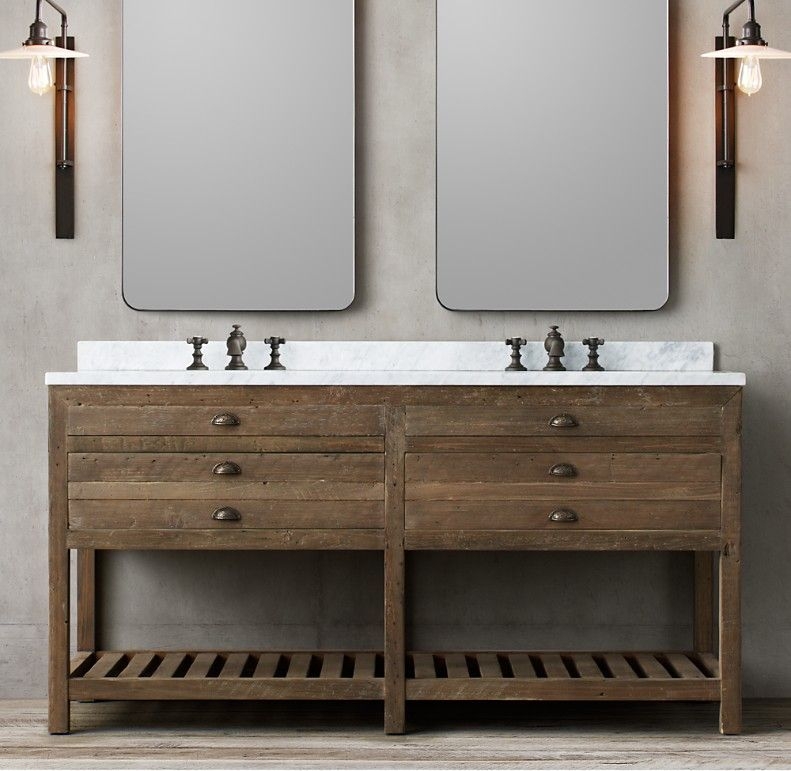 Double vanity base cabinet 11