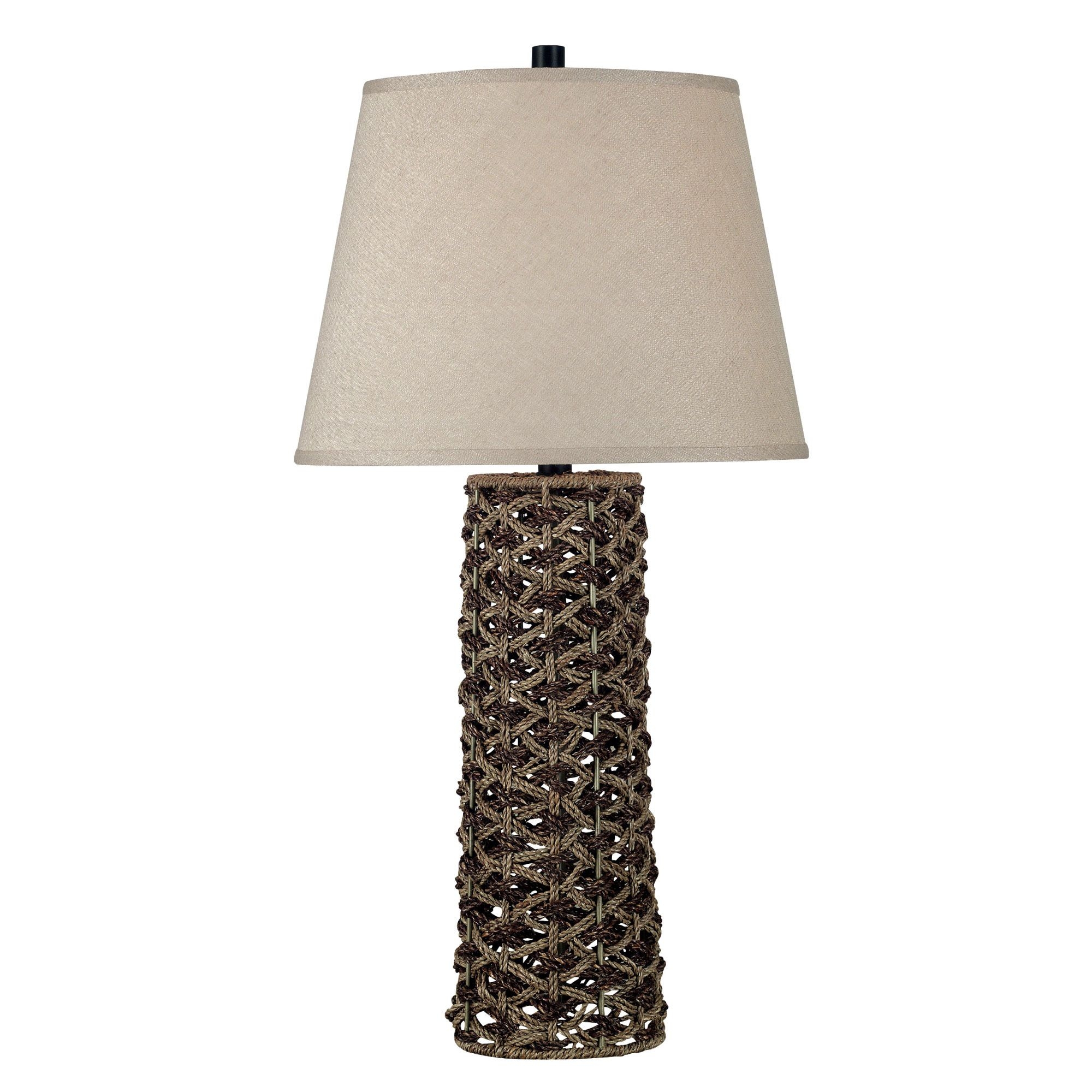 Jakarta table lamp african inspired woven fabric adds the perfect