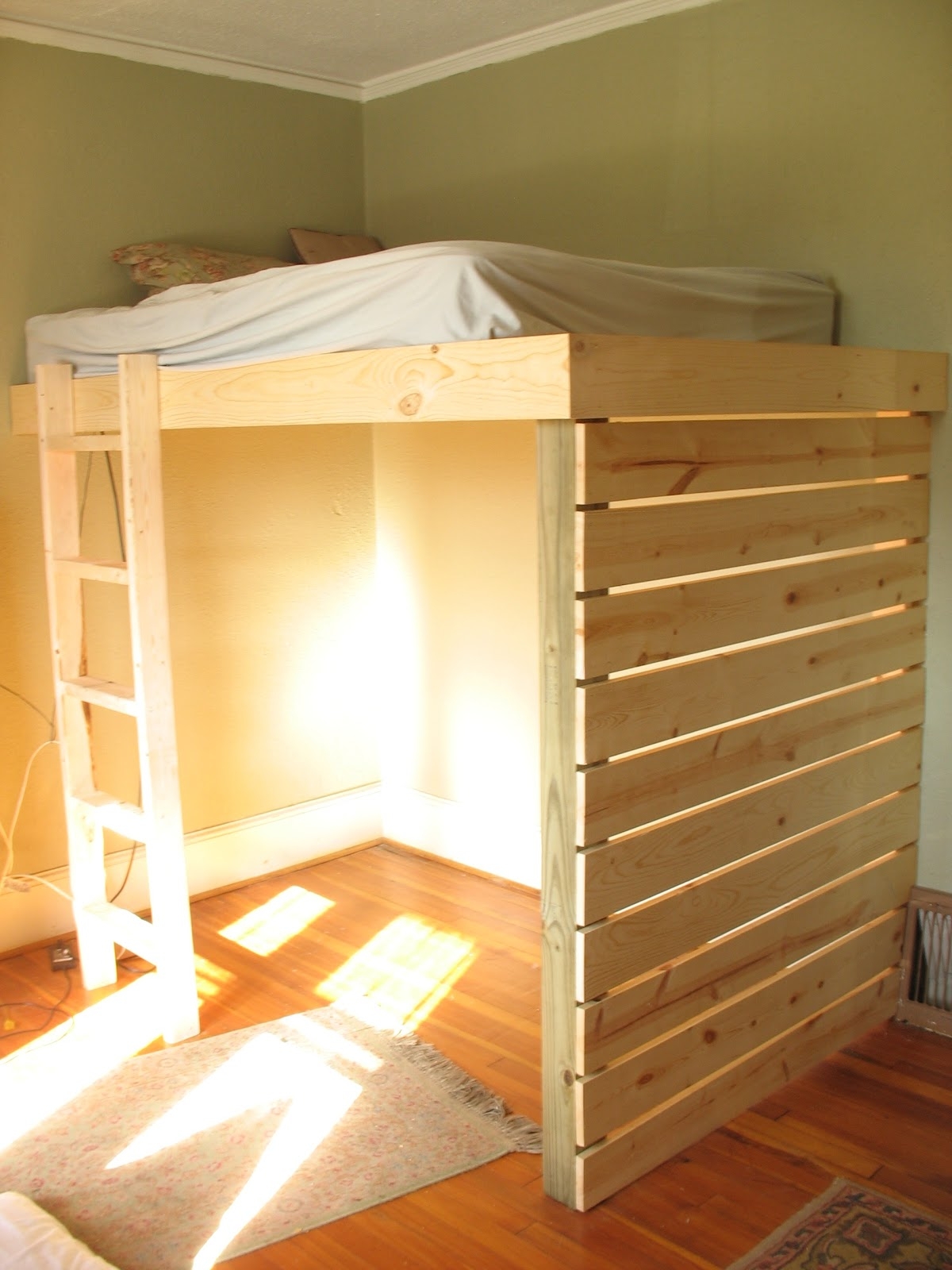loft bed with room underneath