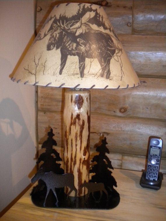 Moose lamp shade 8