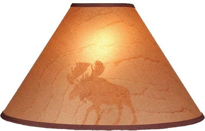 Moose lamp shade