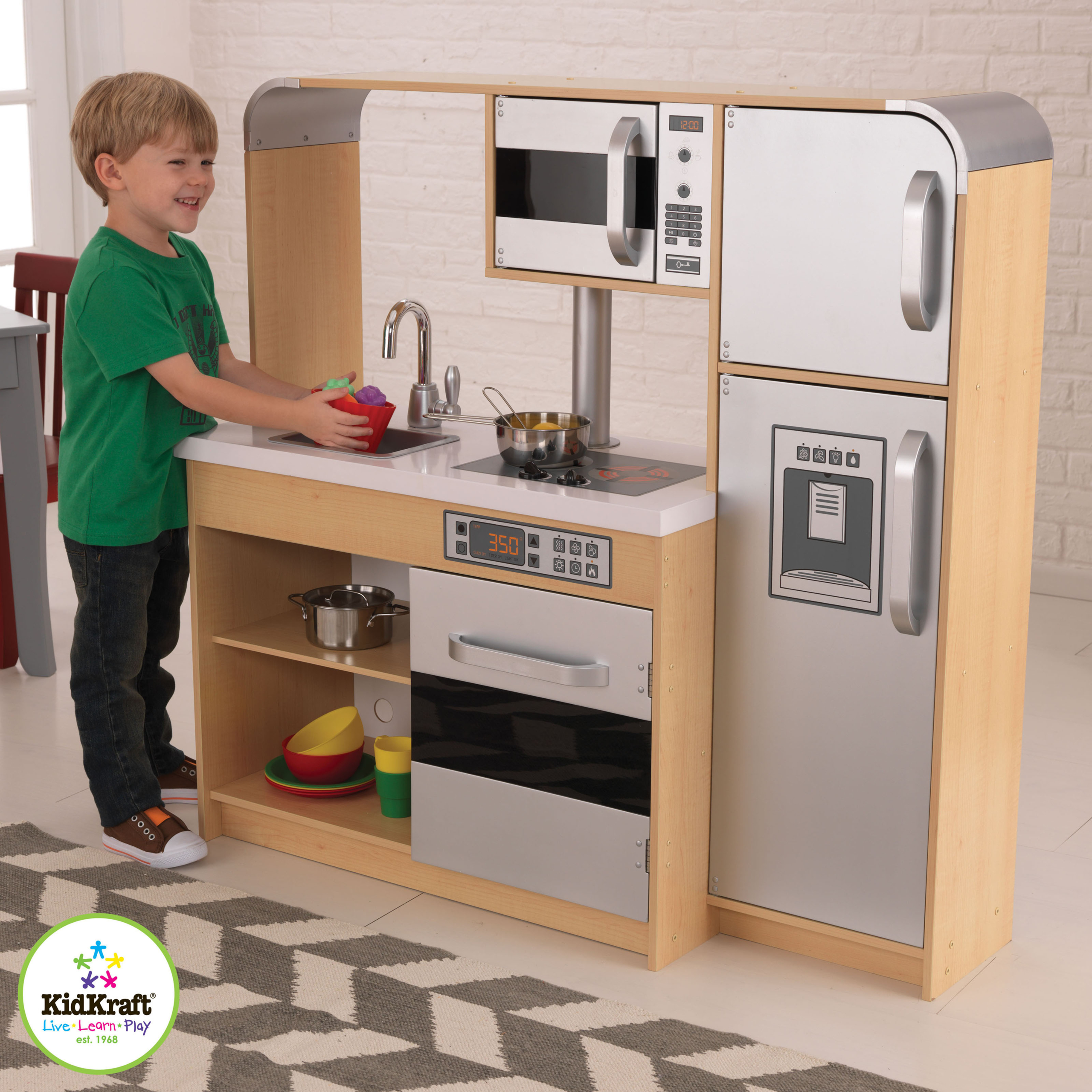 Stainless Steel Play Kitchen Set - Ideas on Foter