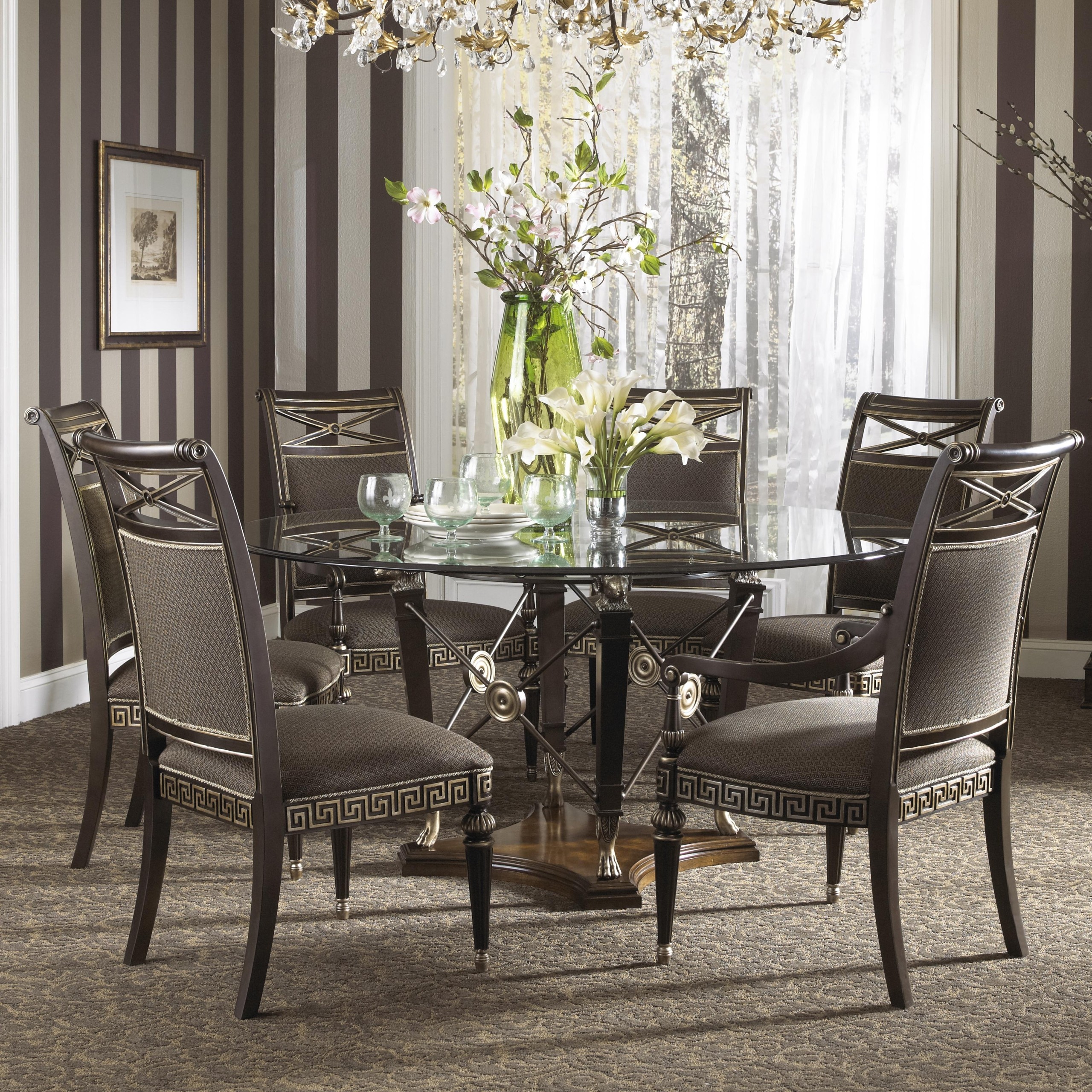 Round Glass Top Dining Room Table - Ideas on Foter