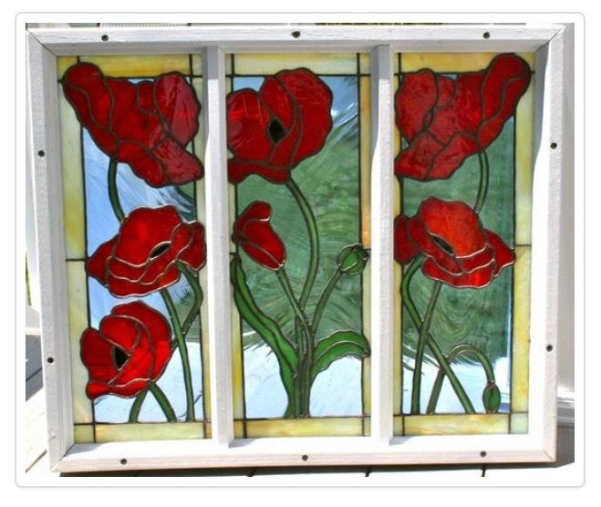 Poppies are for remembrance and these flowers are framed in