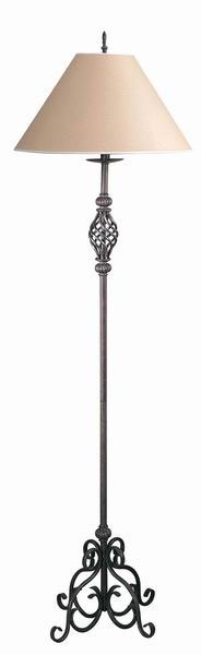 Wrought Iron Rustic Floor Lamp - Foter