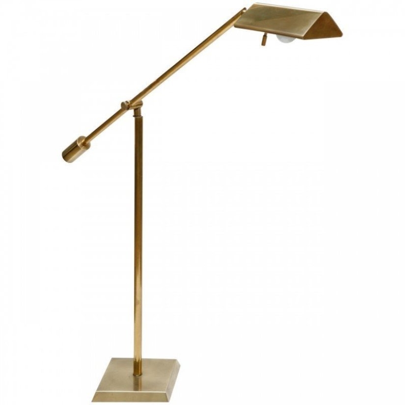 Adjustable brass floor lamp chapman
