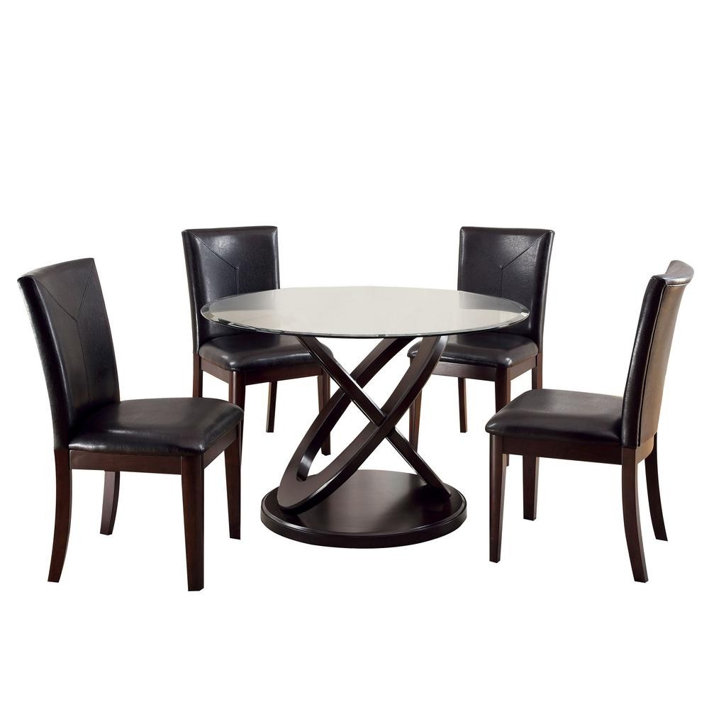 Contemporary furniture updates ollivander 5 piece dining set
