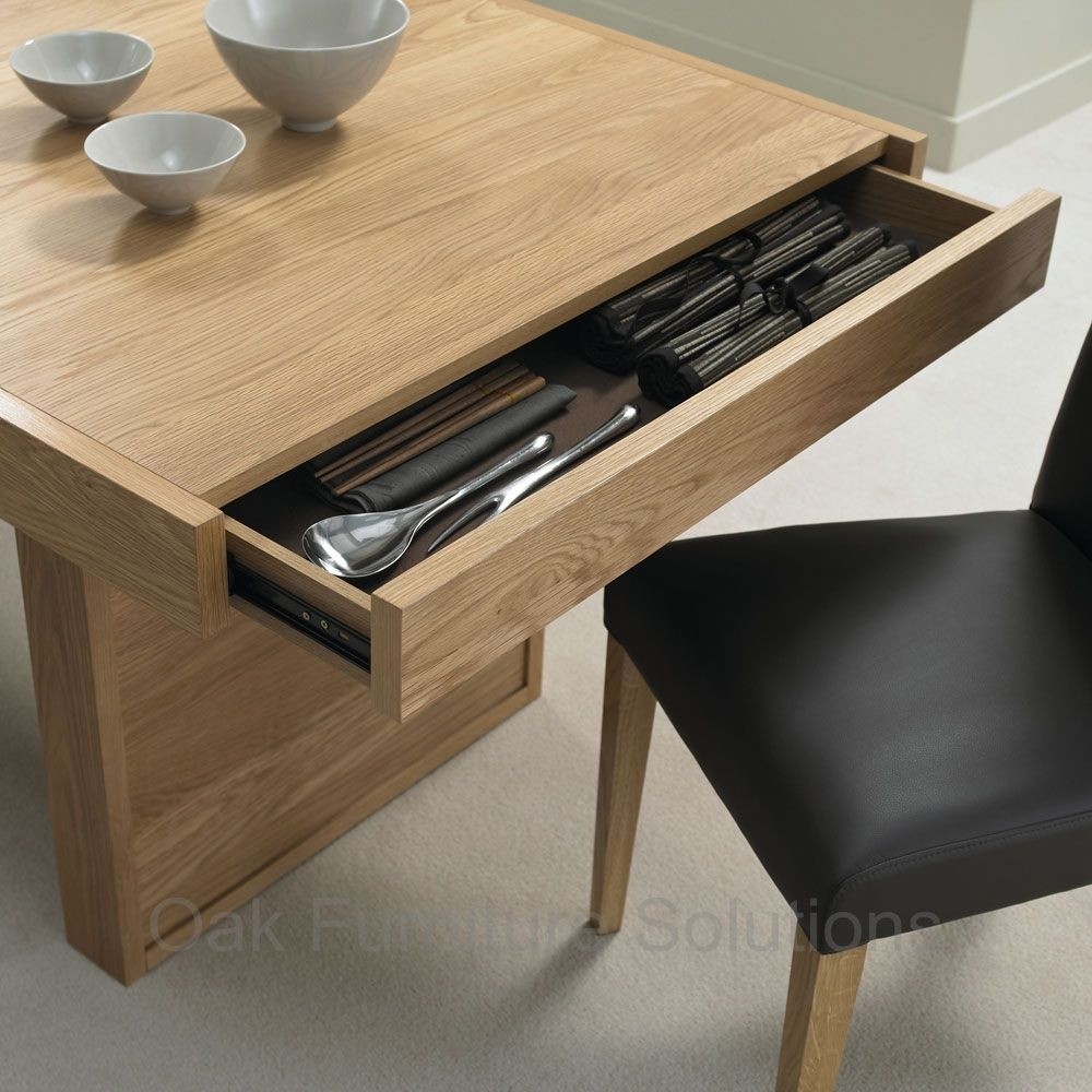 Dining Table With Drawers Ideas On Foter