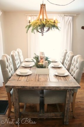 Farmhouse Table With Bench And Chairs Ideas On Foter