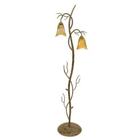 Wrought Iron Rustic Floor Lamp - Foter