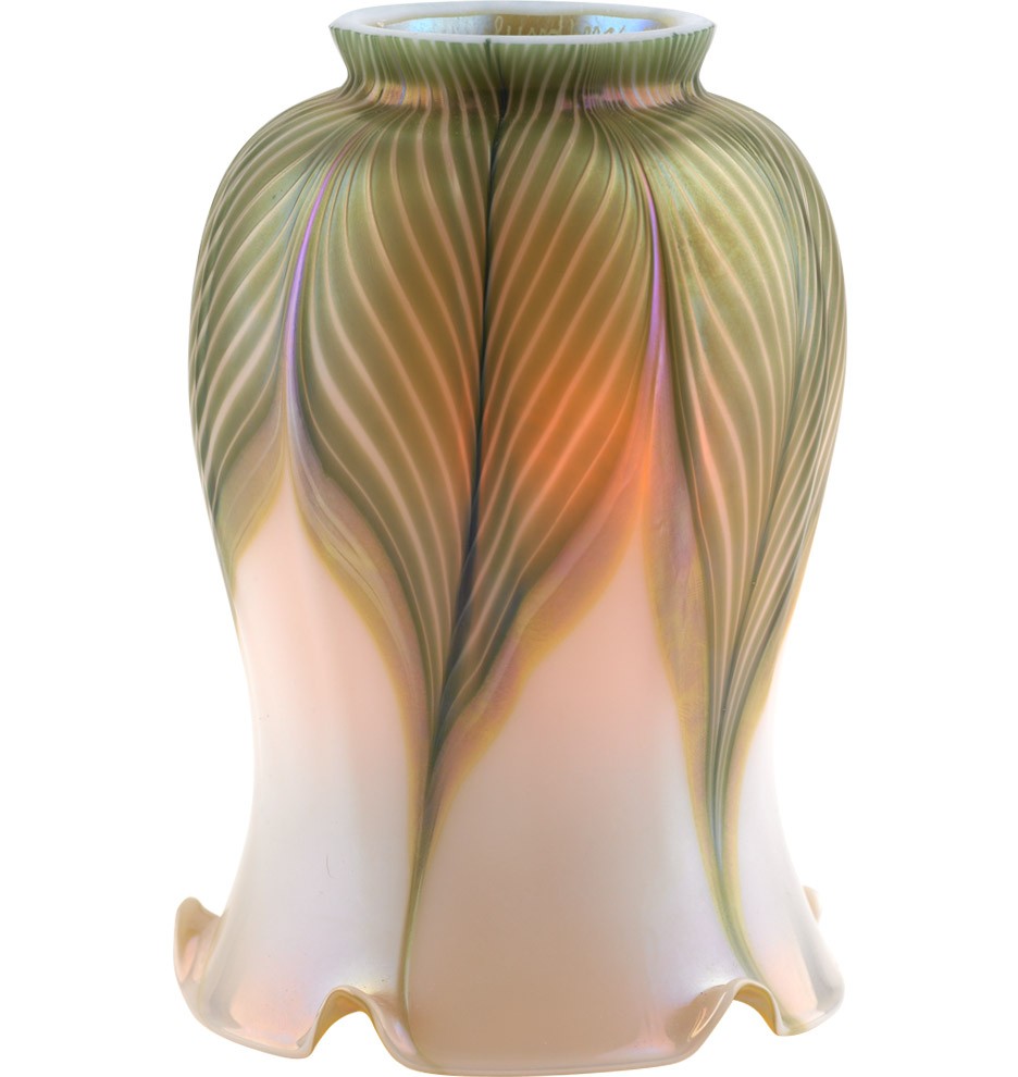 Glass tulip lamp shades