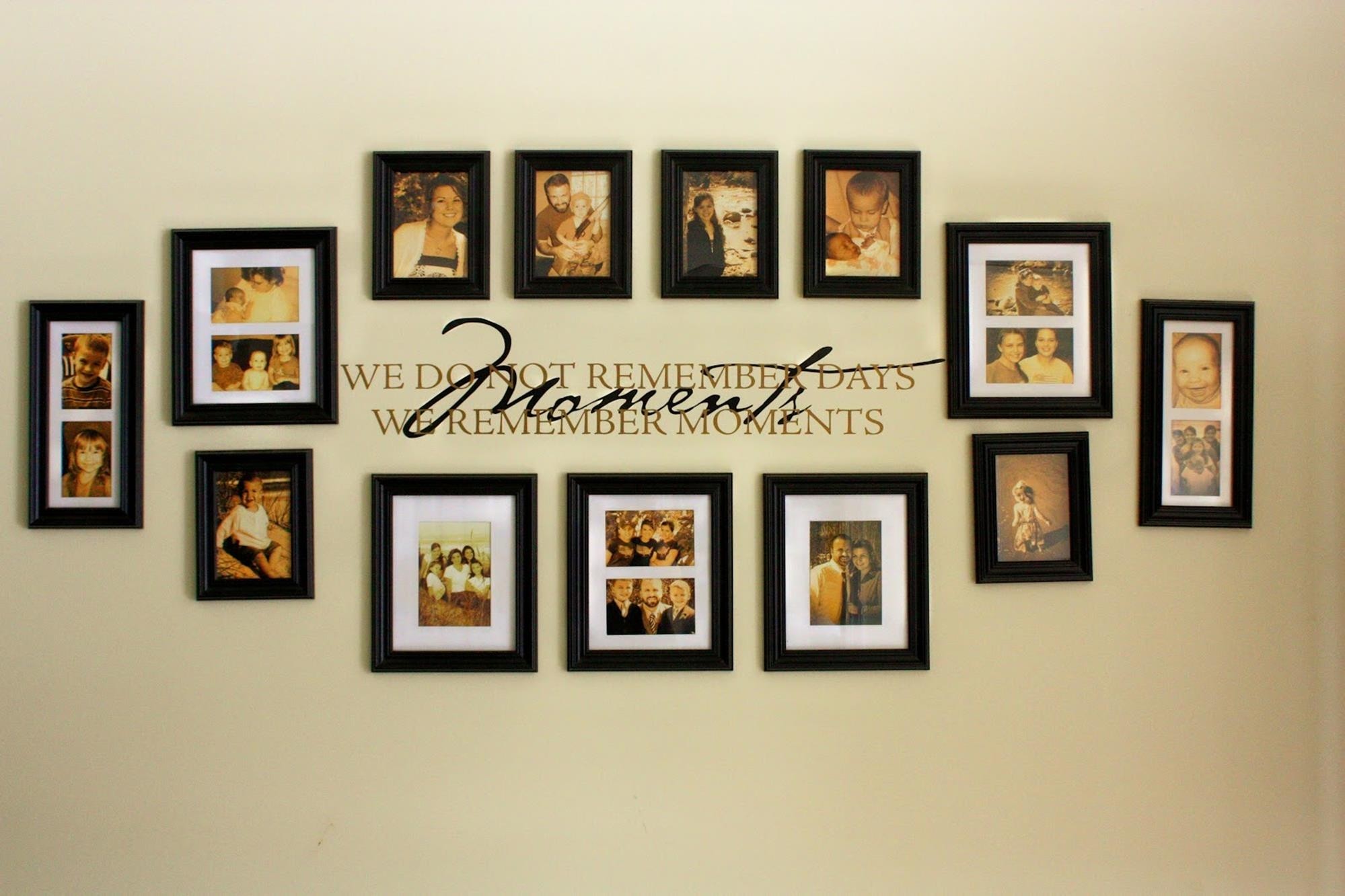 How to make a multi picture frame