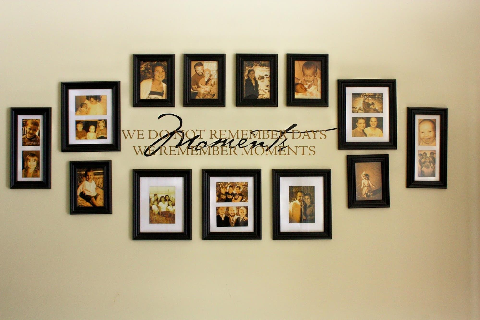 How To Do A Photo Wall Collage / How To Make A Wall Collage Tips For ...