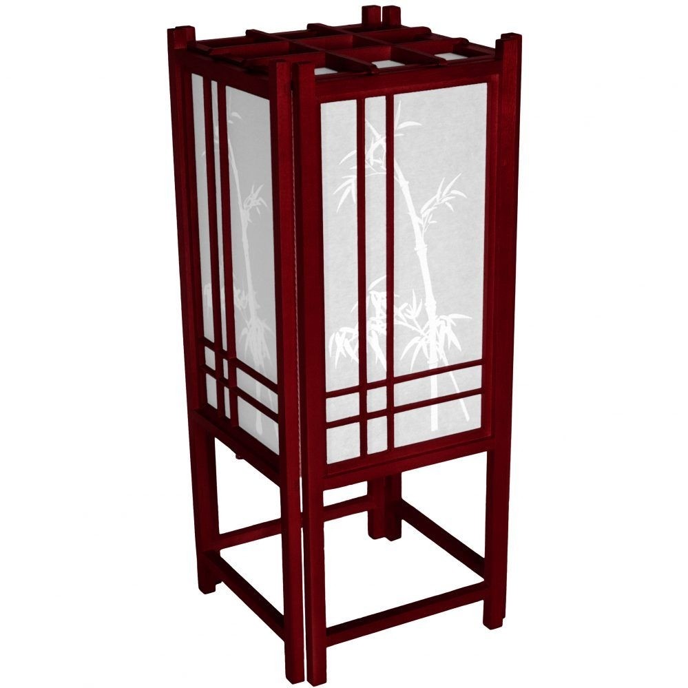 Japanese lantern table lamp 3