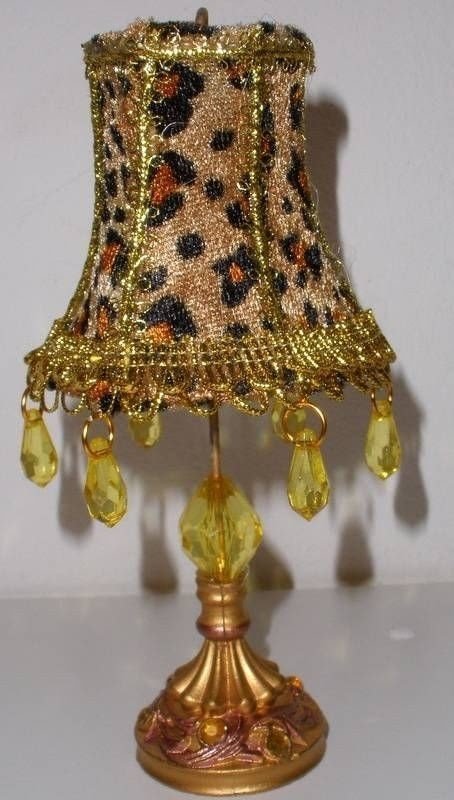 Leopard lamp shades