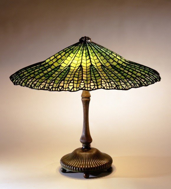 Lotus tiffany table lamp 13