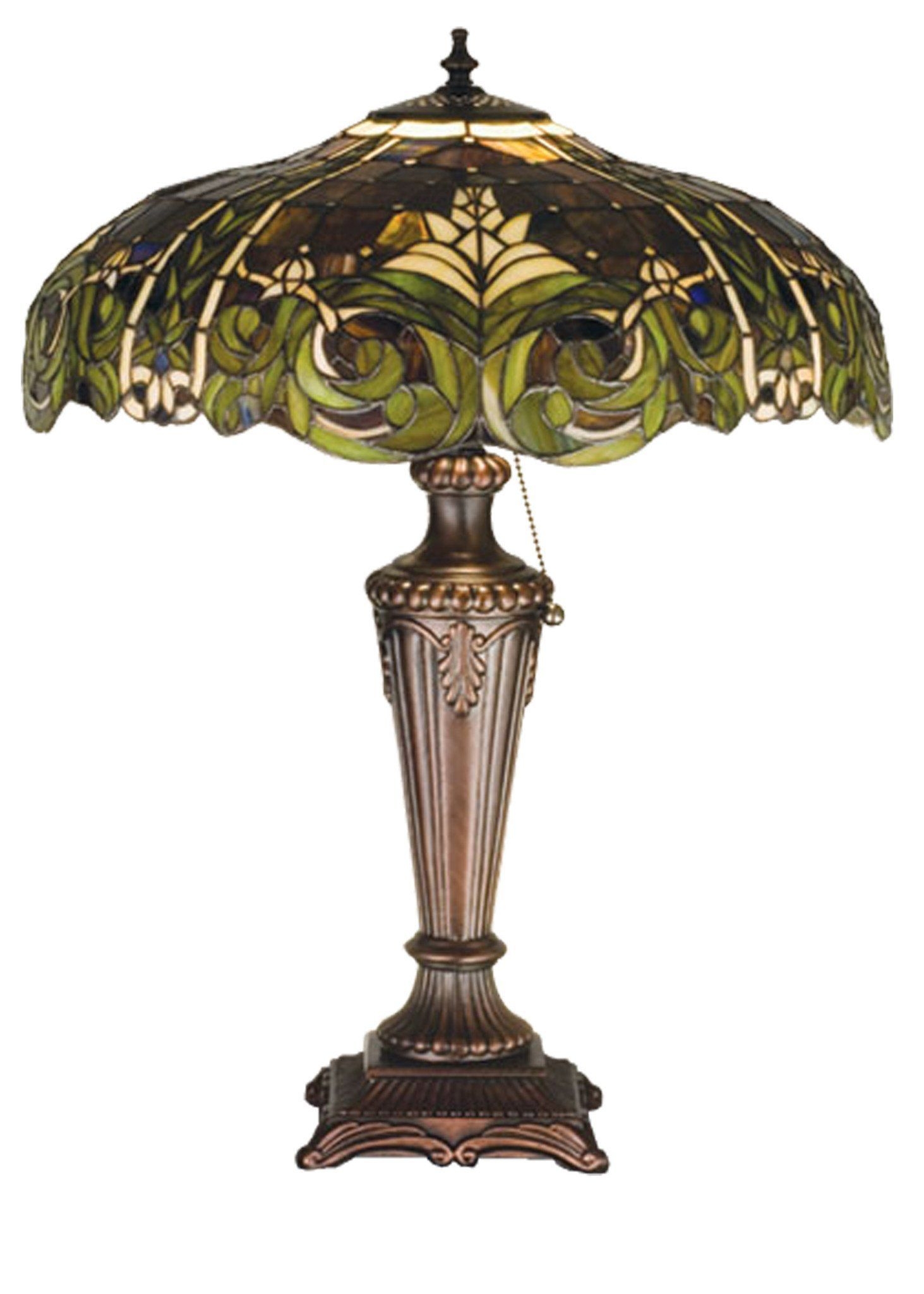 Lotus tiffany table lamp 19
