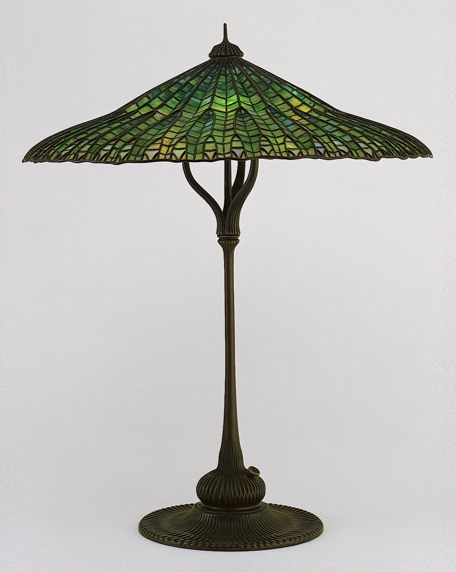 Lotus tiffany table lamp 35