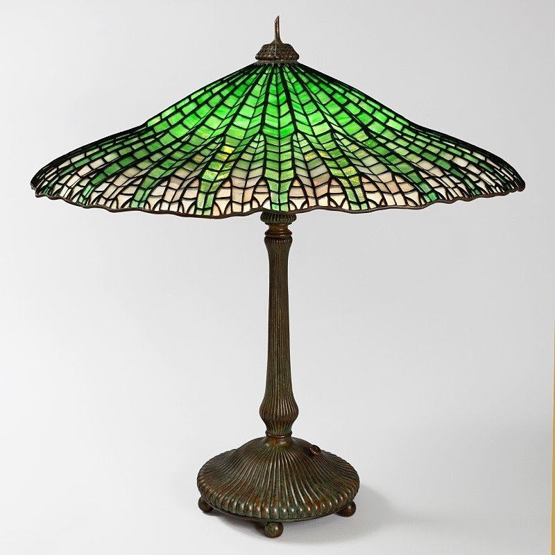 Lotus tiffany table lamp 39