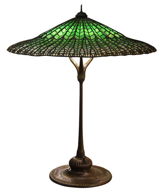 Lotus tiffany table lamp 5