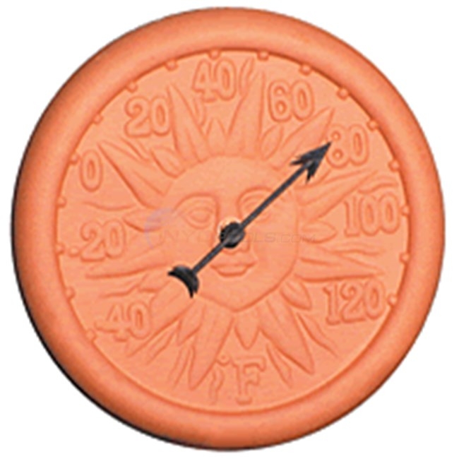 Nice terracotta outdoor thermometer