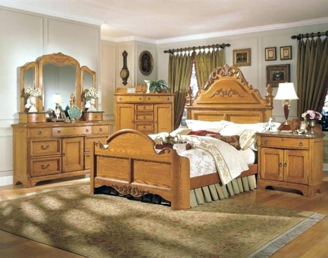 Solid oak deals bedroom furniture sets