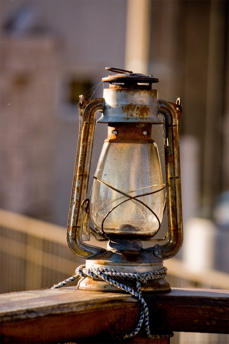 Old fashioned oil lamp 29