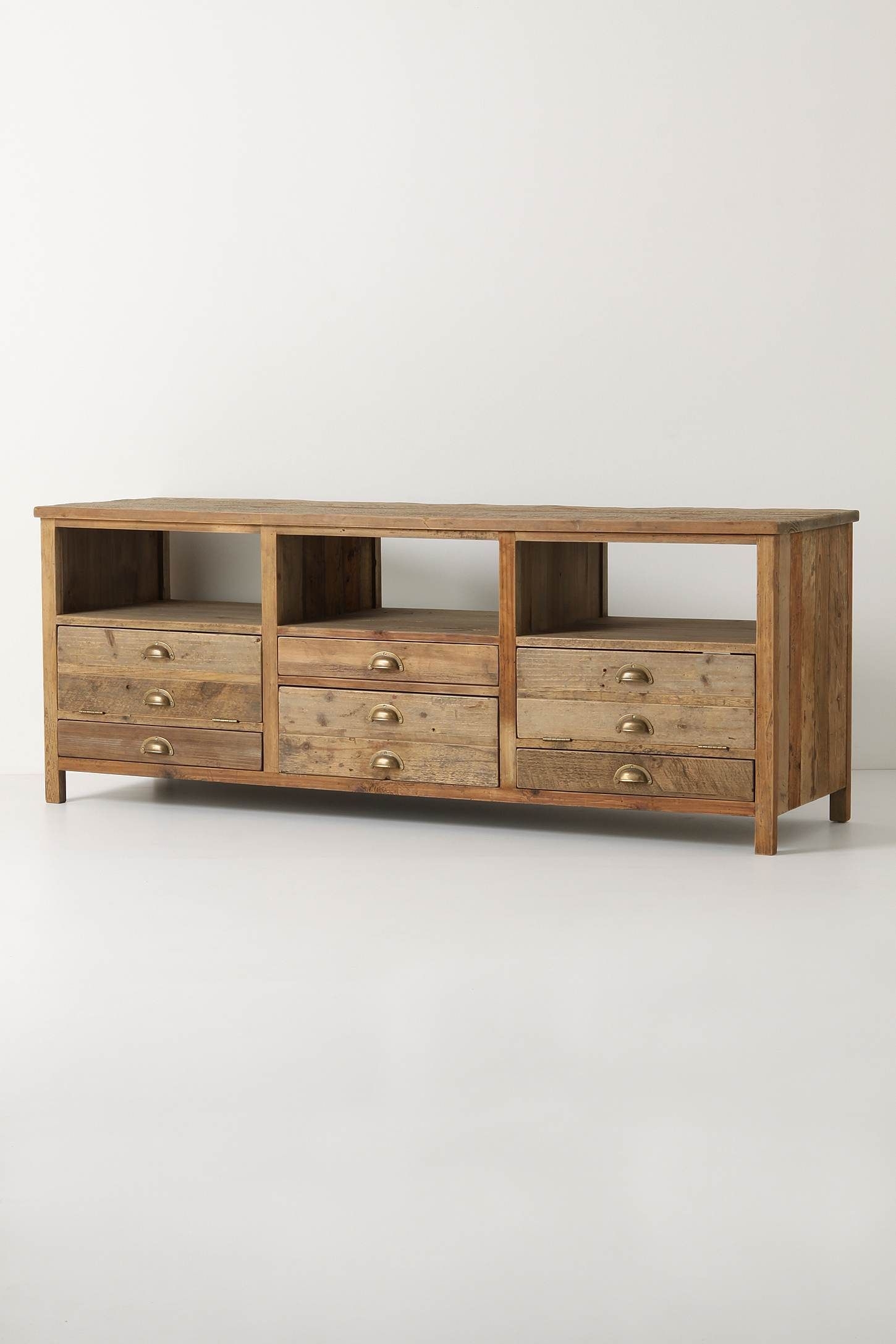 Small pine deals tv unit