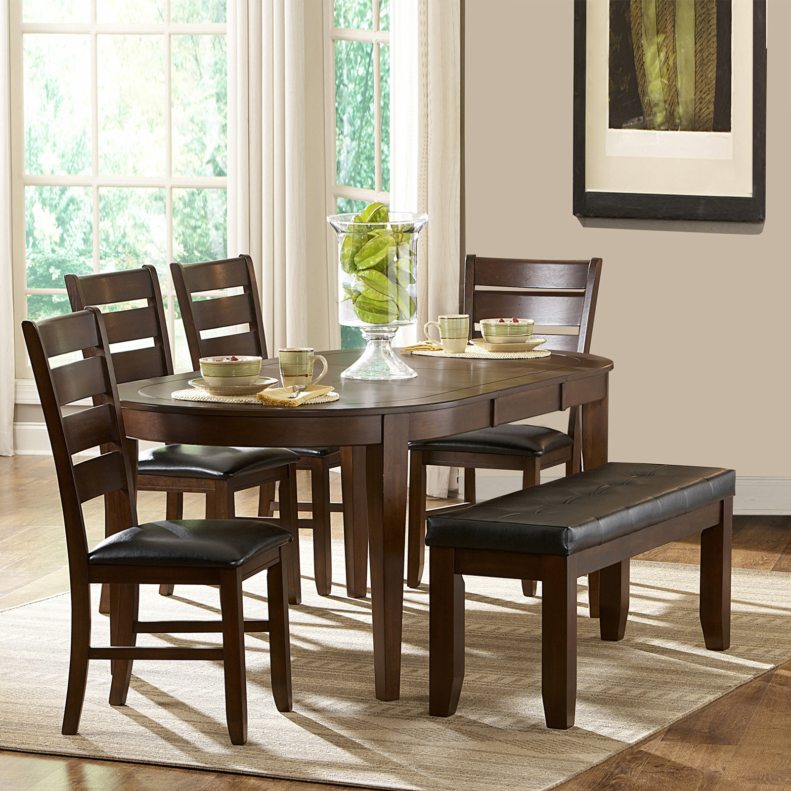 Round dining room sets with leaf 13