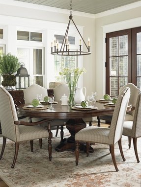 Round Dining Room Sets With Leaf - Foter