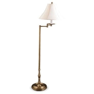 Solid brass floor lamp