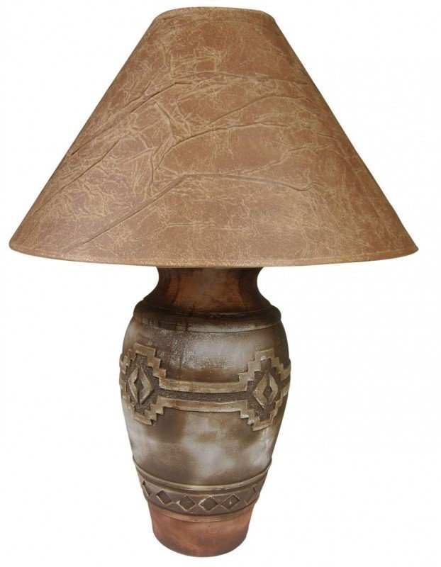 Southwestern table lamp