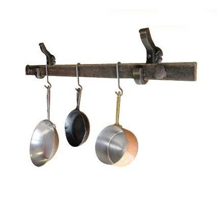 The rail anchor pot rack system is a functional piece