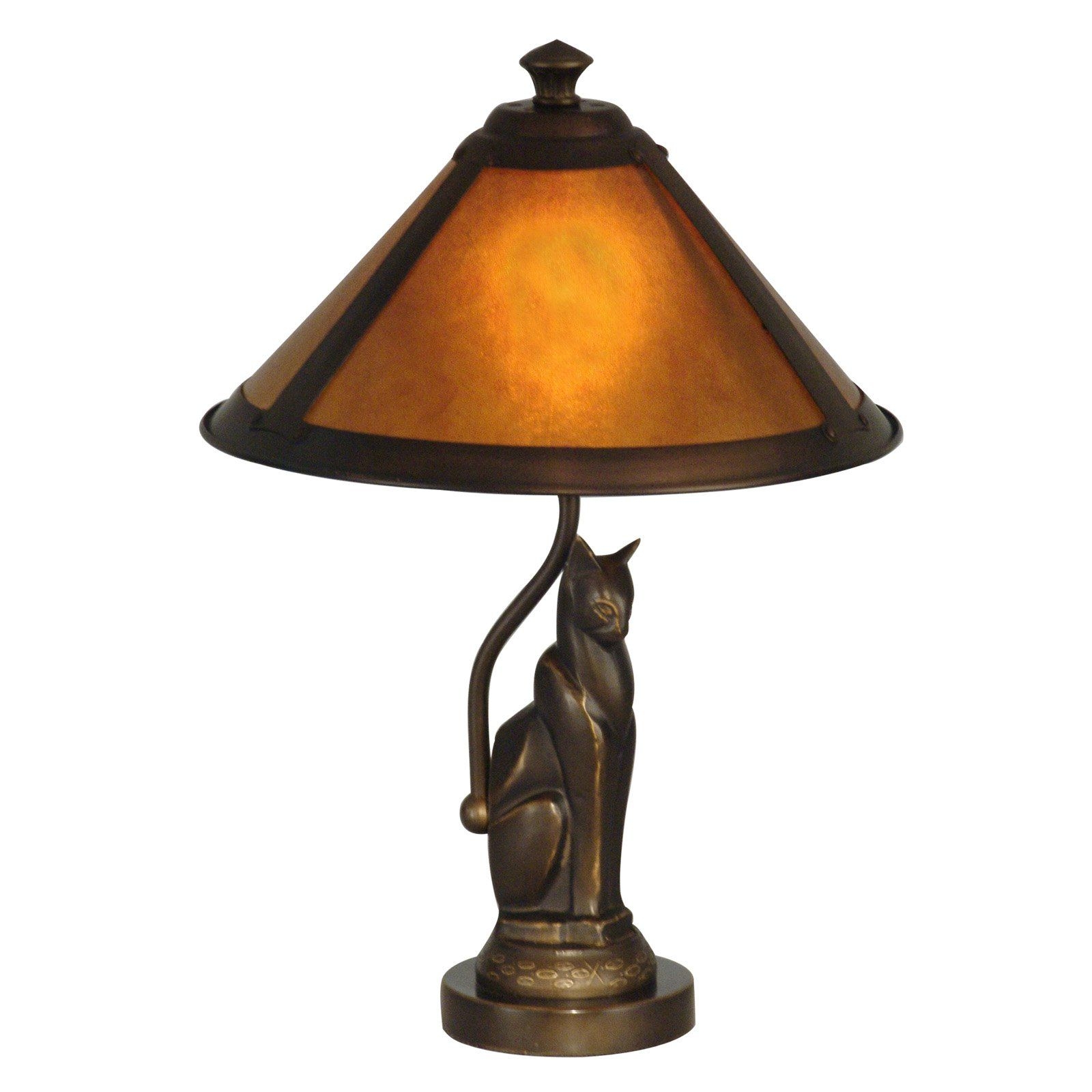 Tiffany cat lamp 4