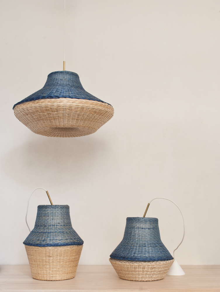 Basket weave lamp deals shade